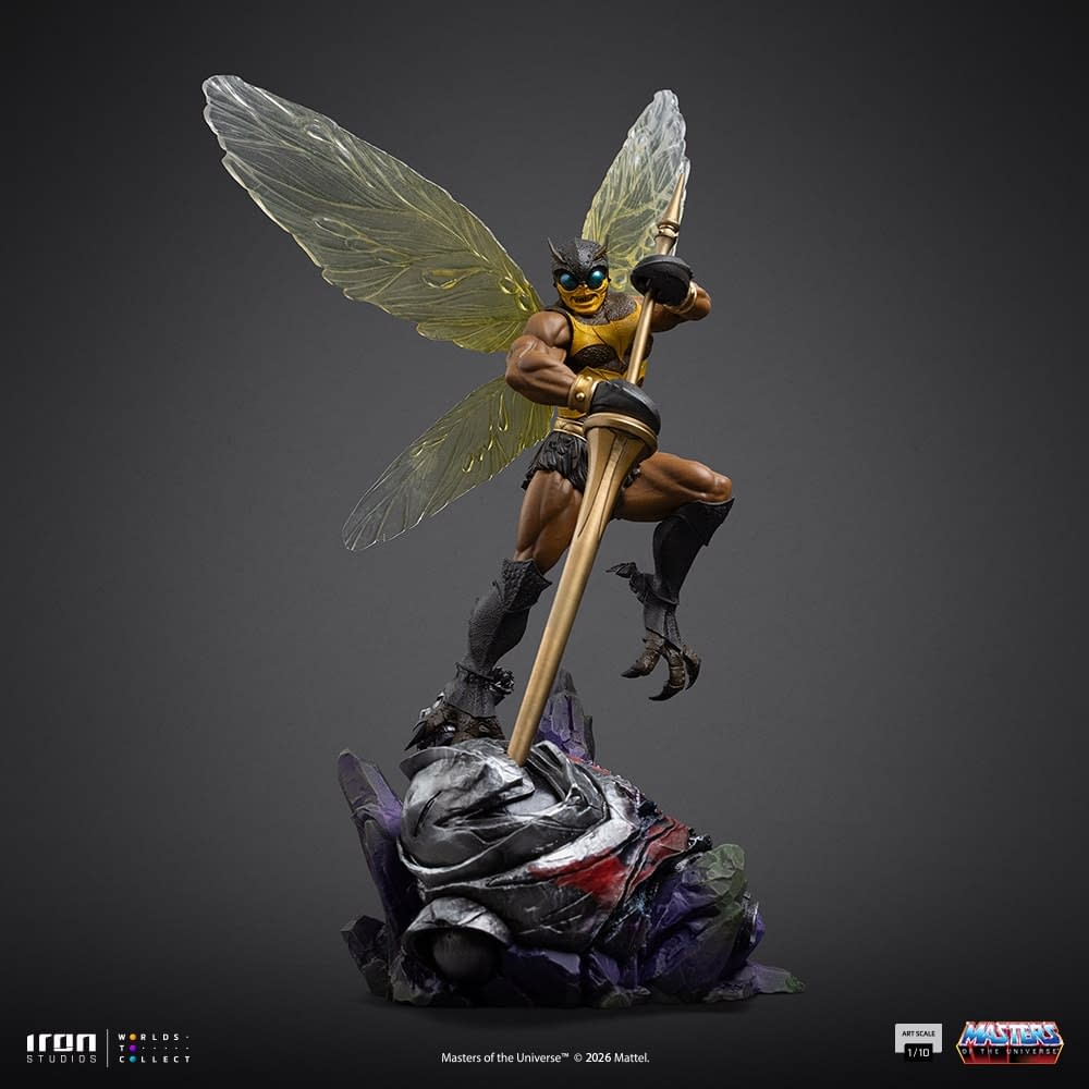 Iron Studios Unveils Masters of the Universe 1/10 Buzz Off Statue