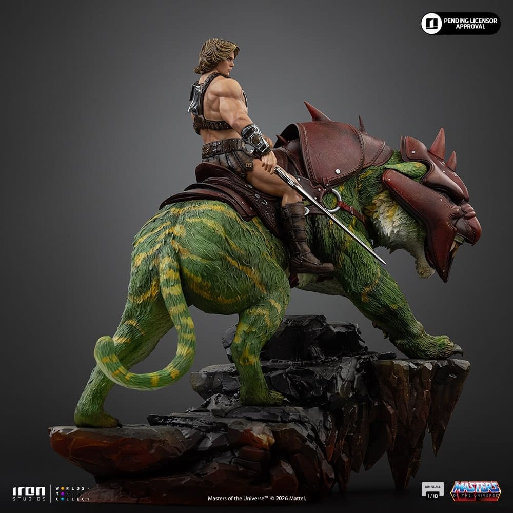 New Masters of the Universe (2026) He-Man & Battle Statue Revealed