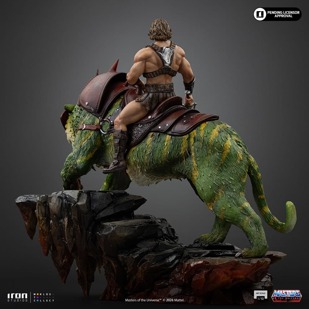 New Masters of the Universe (2026) He-Man & Battle Statue Revealed