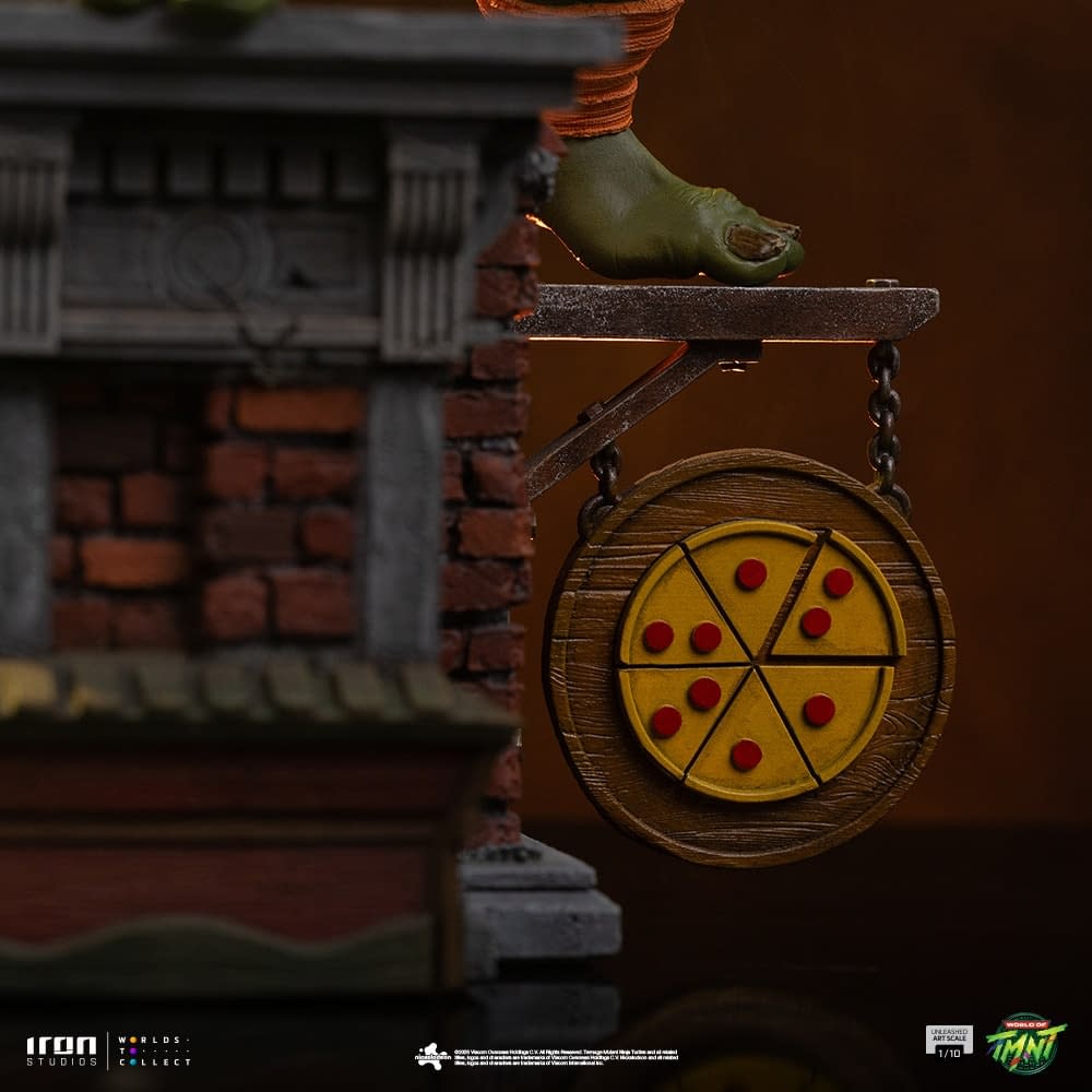 Michelangelo is Unleashed with Iron Studios Newest TMNT Statue