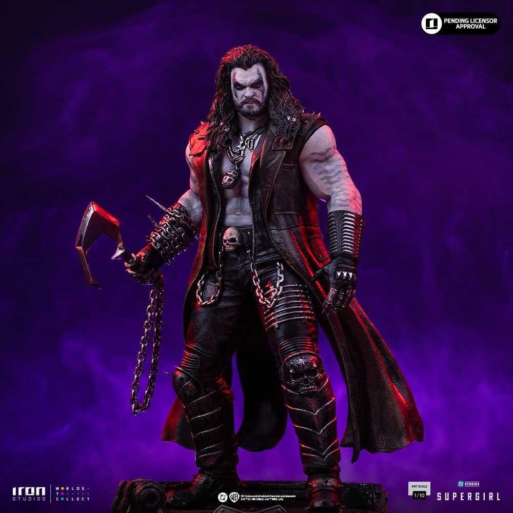 Iron Studios Unveils New 1/10 Lobo Statue from DC Studios Supergirl