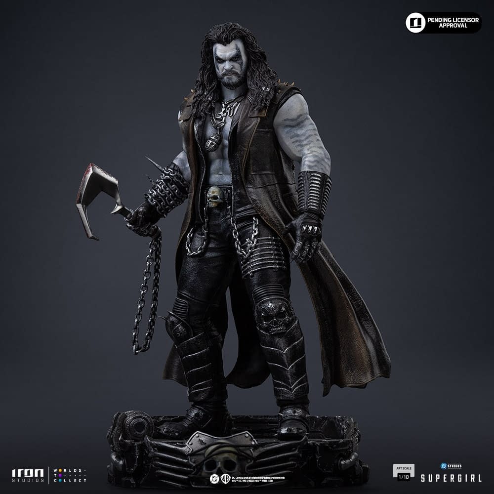 Iron Studios Unveils New 1/10 Lobo Statue from DC Studios Supergirl