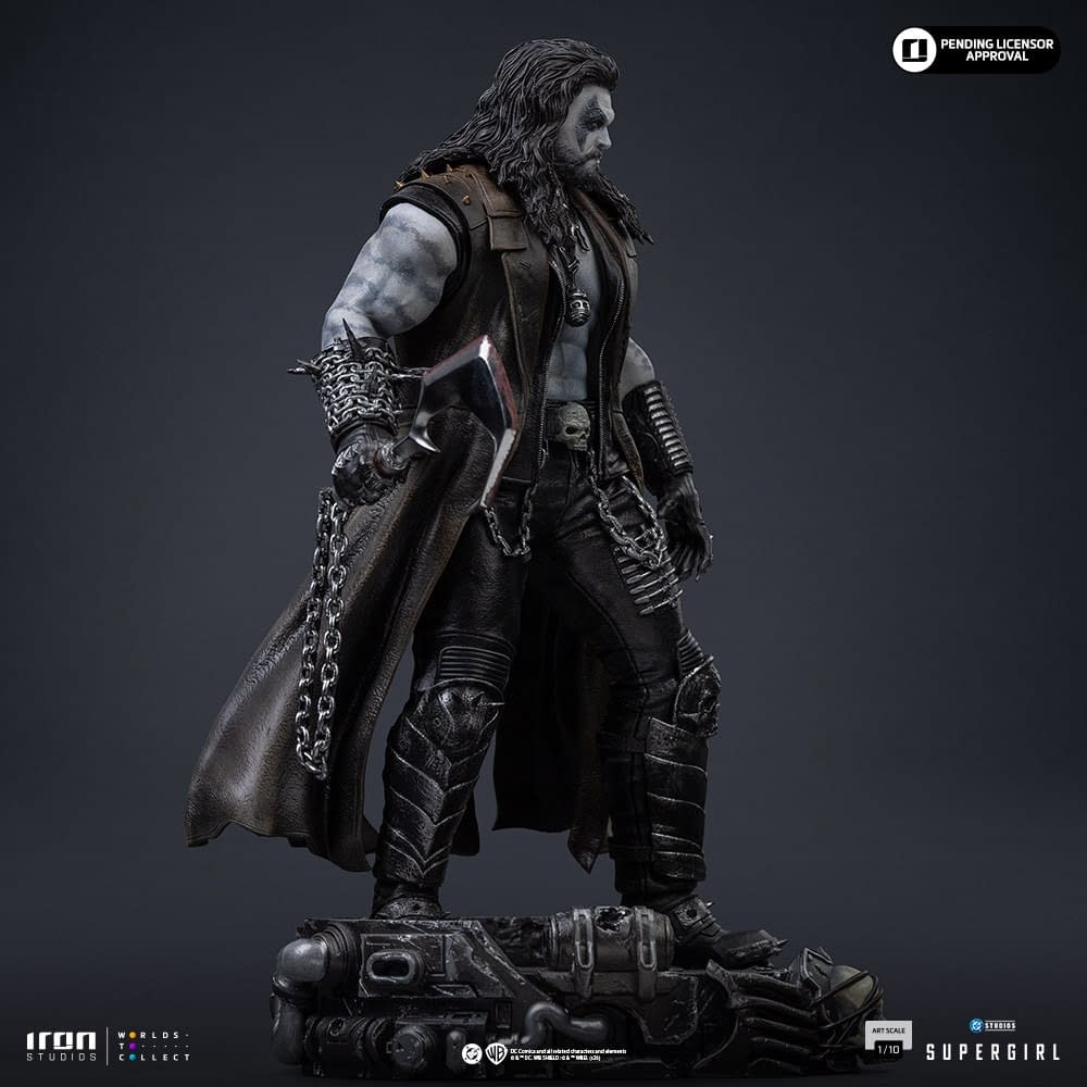 Iron Studios Unveils New 1/10 Lobo Statue from DC Studios Supergirl
