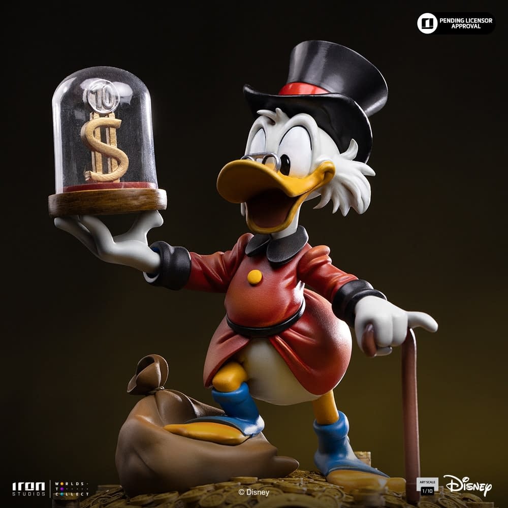 DuckTales Scrooge McDuck 1/10 Statue Coming Soon from Iron Studios