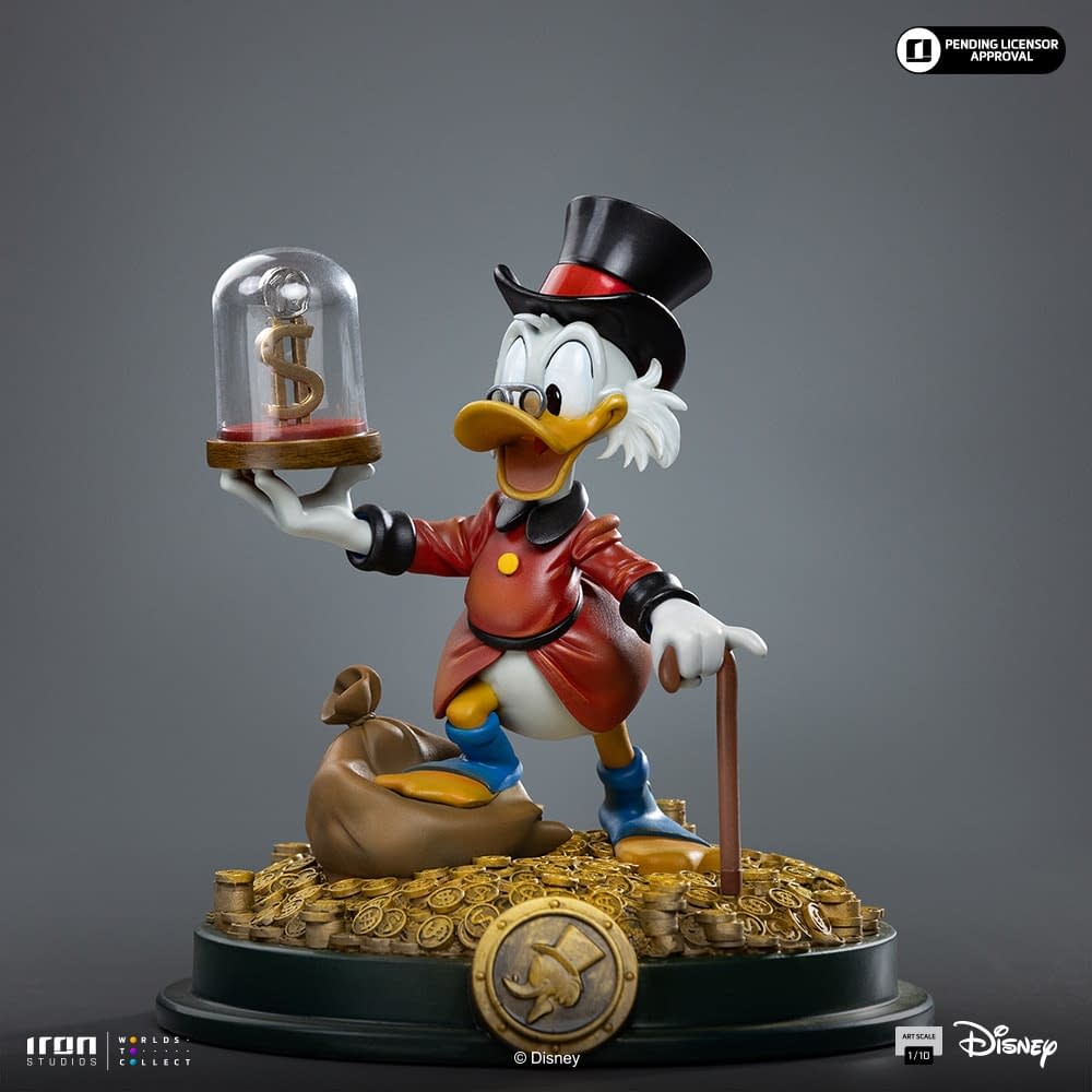 DuckTales Scrooge McDuck 1/10 Statue Coming Soon from Iron Studios