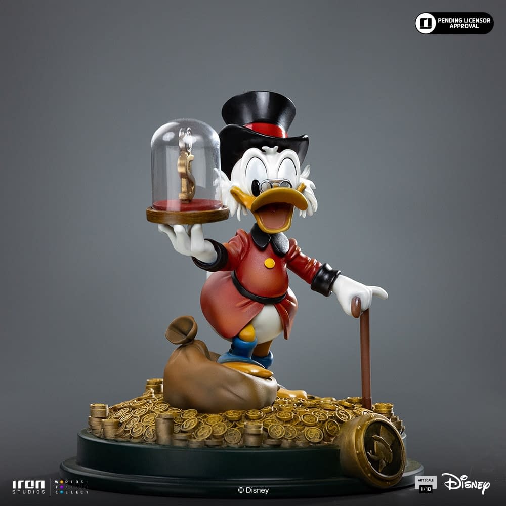 DuckTales Scrooge McDuck 1/10 Statue Coming Soon from Iron Studios