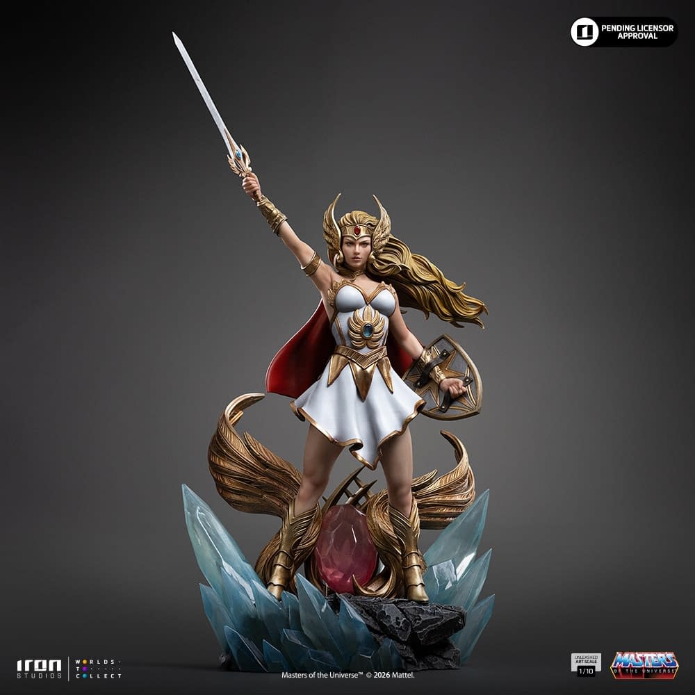 She-Ra is Unleashed with Iron Studios Masters of the Universe Statue