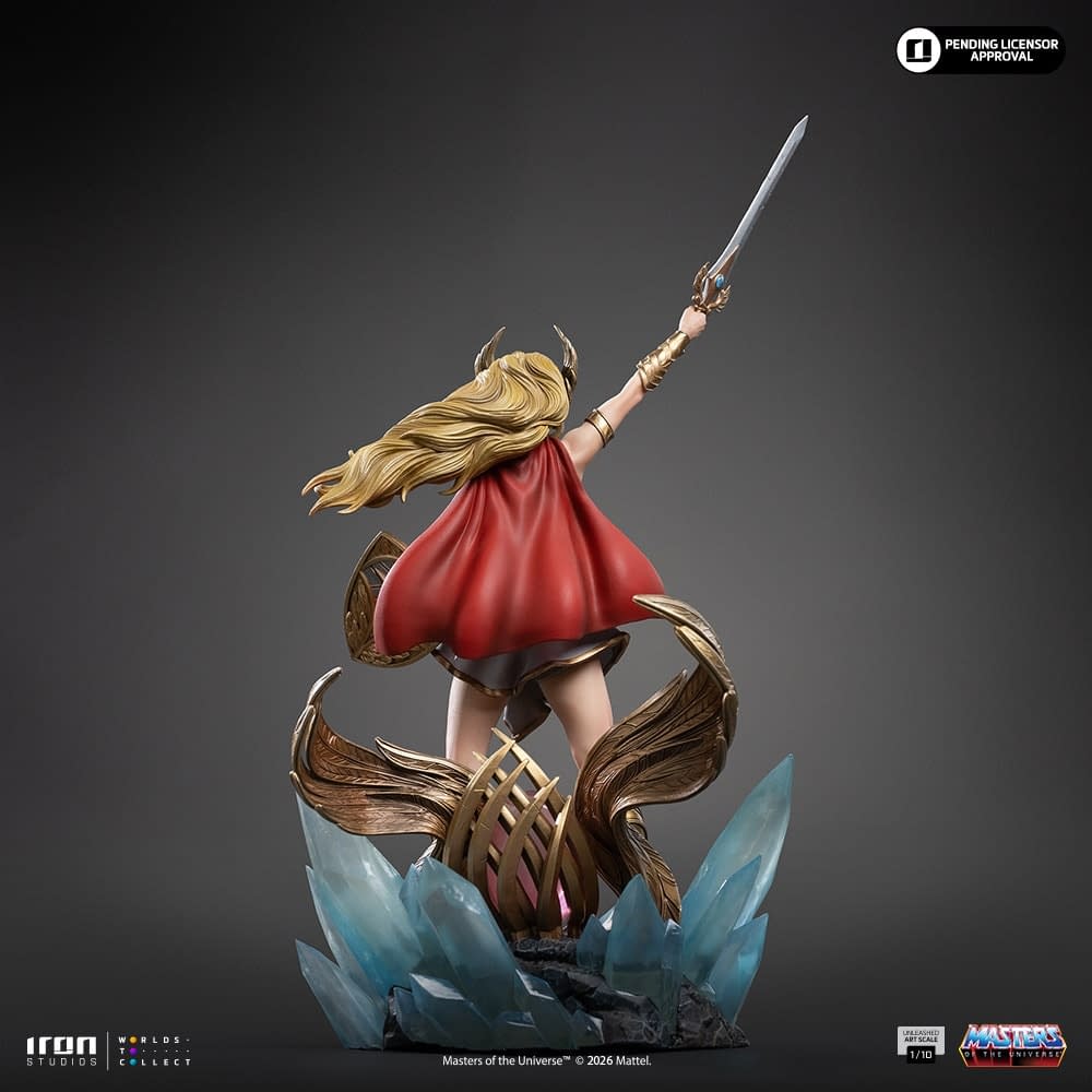 She-Ra is Unleashed with Iron Studios Masters of the Universe Statue