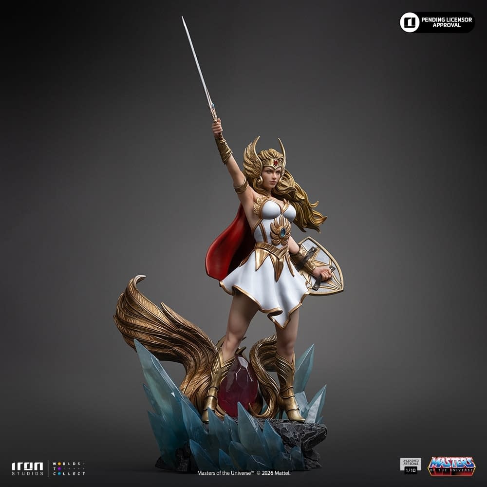 She-Ra is Unleashed with Iron Studios Masters of the Universe Statue