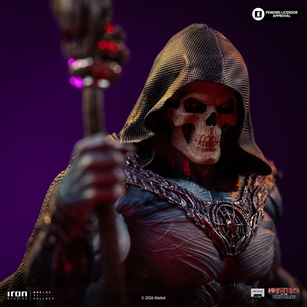 New Masters of the Universe (2026) Skeletor 1/10 Statue Revealed
