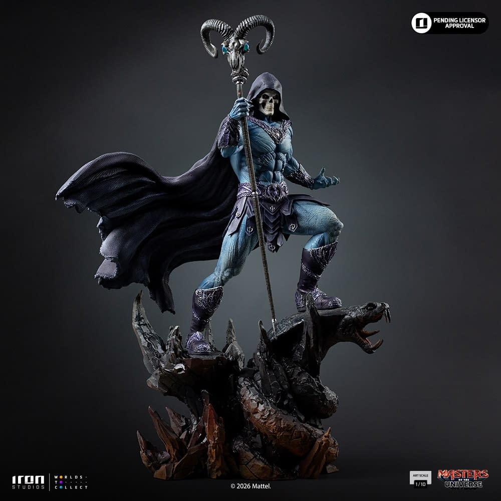 New Masters of the Universe (2026) Skeletor 1/10 Statue Revealed