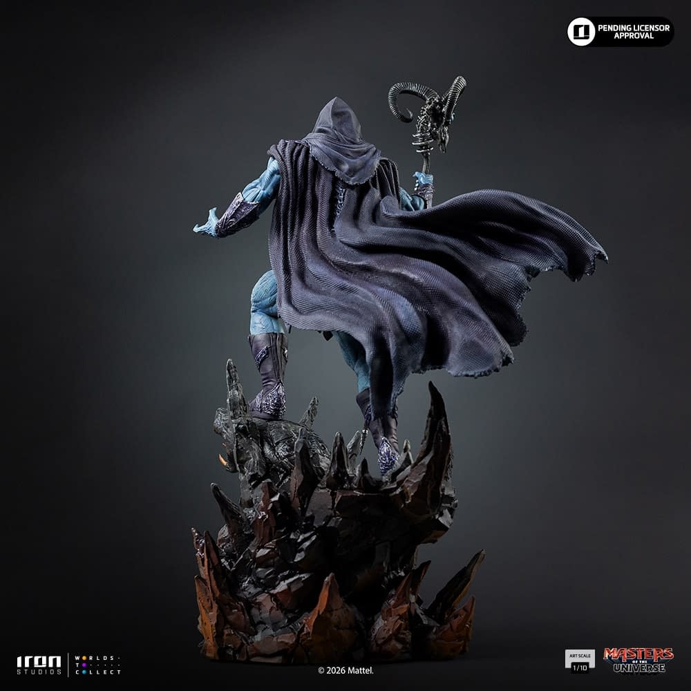 New Masters of the Universe (2026) Skeletor 1/10 Statue Revealed