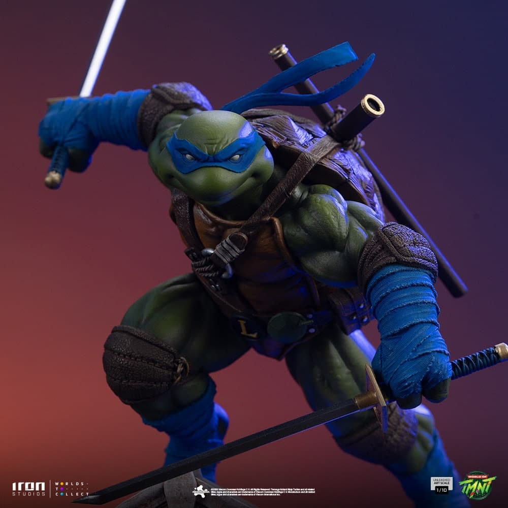 New Teenage Mutant Ninja Turtles Unleashed 1/10 Leonardo Revealed