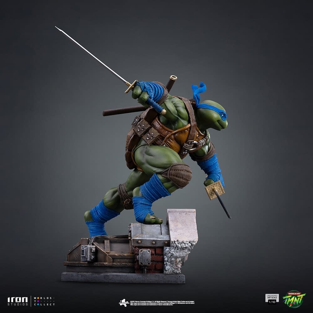 New Teenage Mutant Ninja Turtles Unleashed 1/10 Leonardo Revealed
