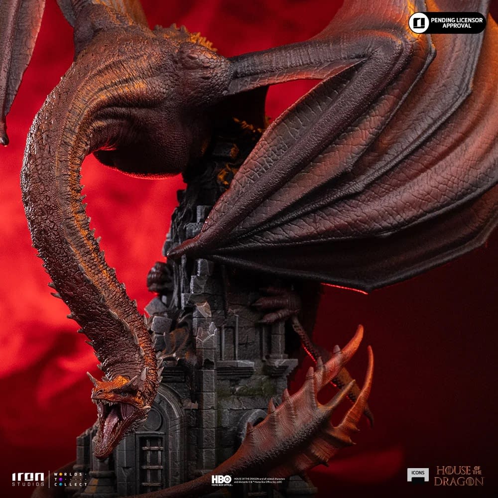 Caraxes Lands with New 1/10 House of the Dragon Art Scale Statue