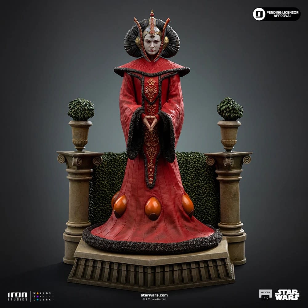 New Star Wars Queen Padmé Amidala Statue Arrives from Iron Studios