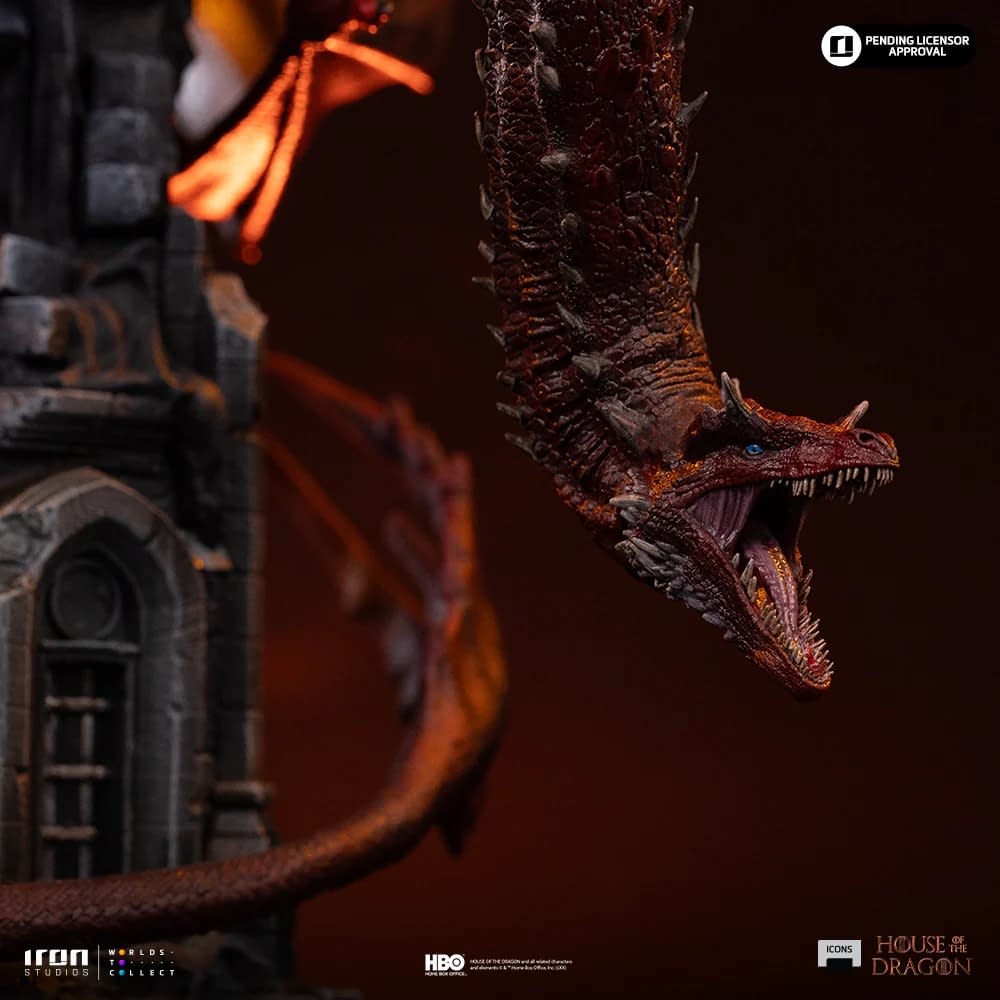 Caraxes Lands with New 1/10 House of the Dragon Art Scale Statue