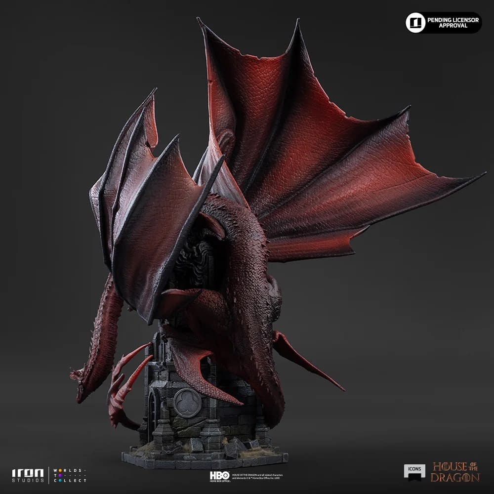 Caraxes Lands with New 1/10 House of the Dragon Art Scale Statue
