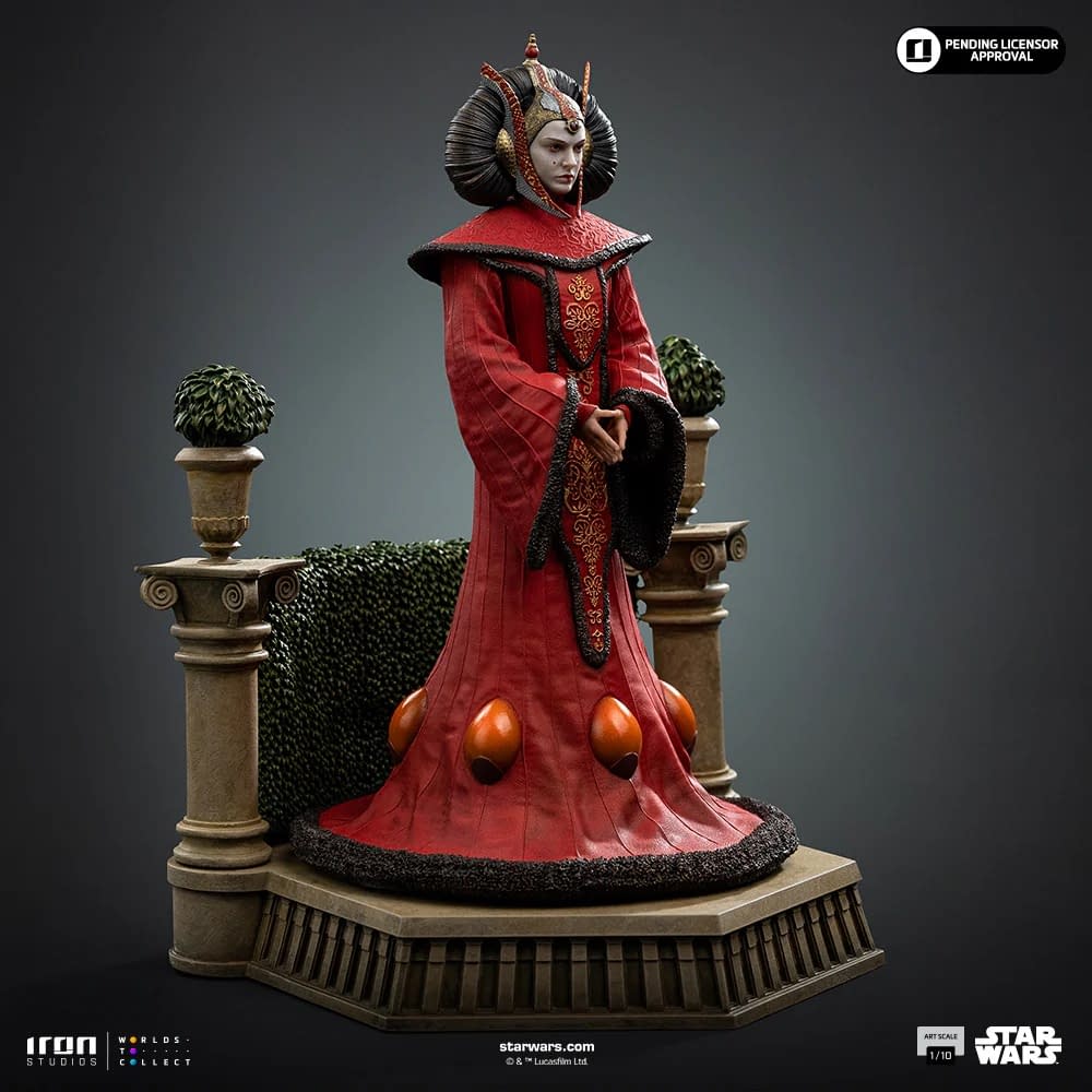 New Star Wars Queen Padmé Amidala Statue Arrives from Iron Studios