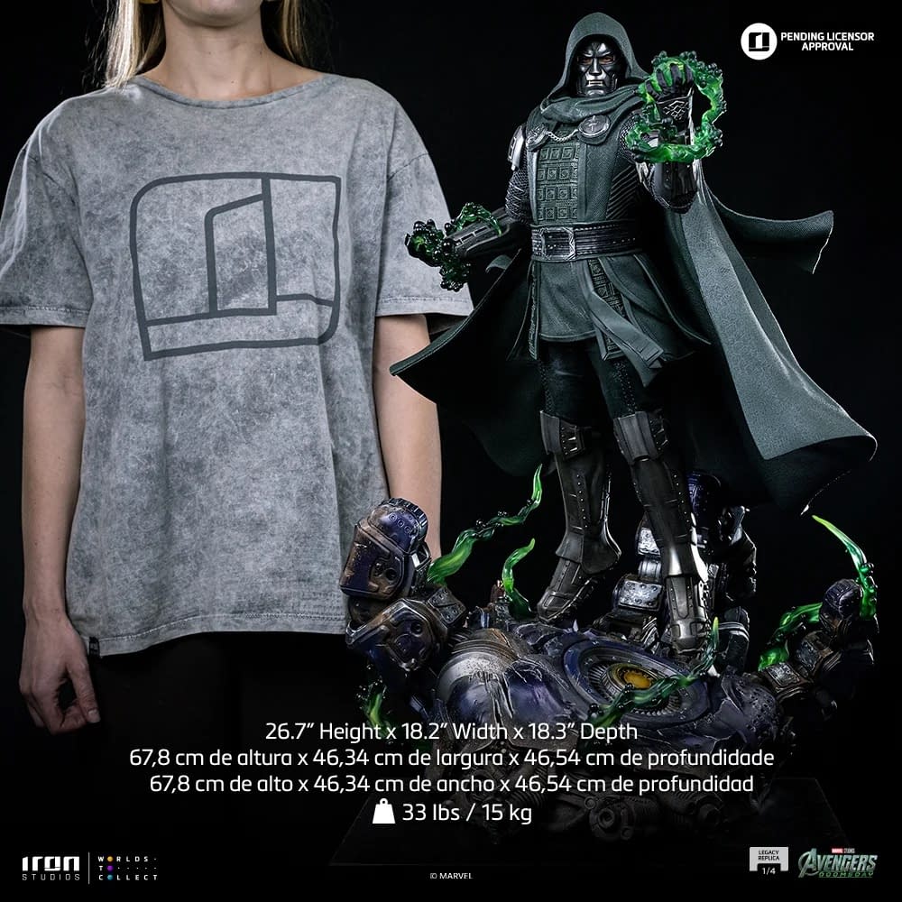 New Avengers: Doomsday Legacy Replica Doctor Doom Statue Revealed