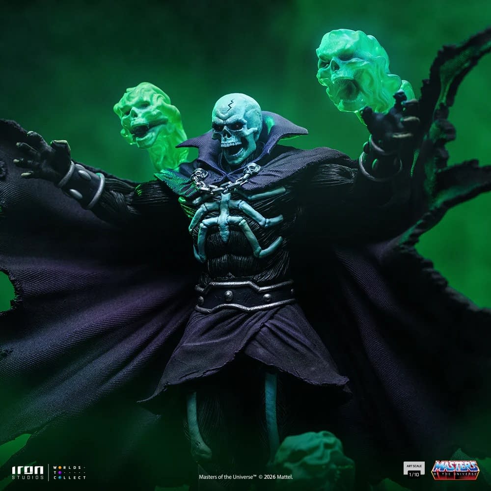 New Masters of the Universe Scareglow Statue Revealed by Iron Studios