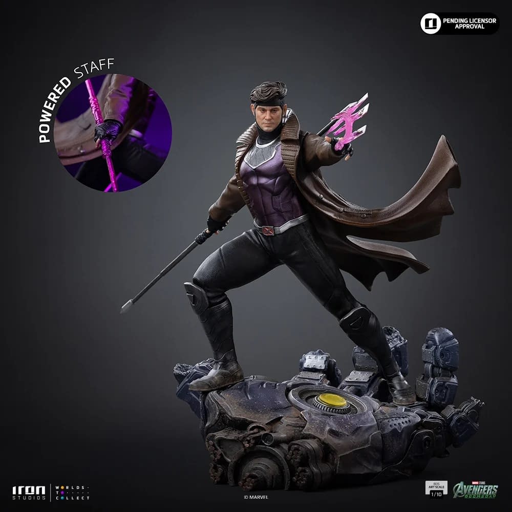 Gambit Joins Iron Studios Ongoing Avengers: Doomsday 1/10 Collection