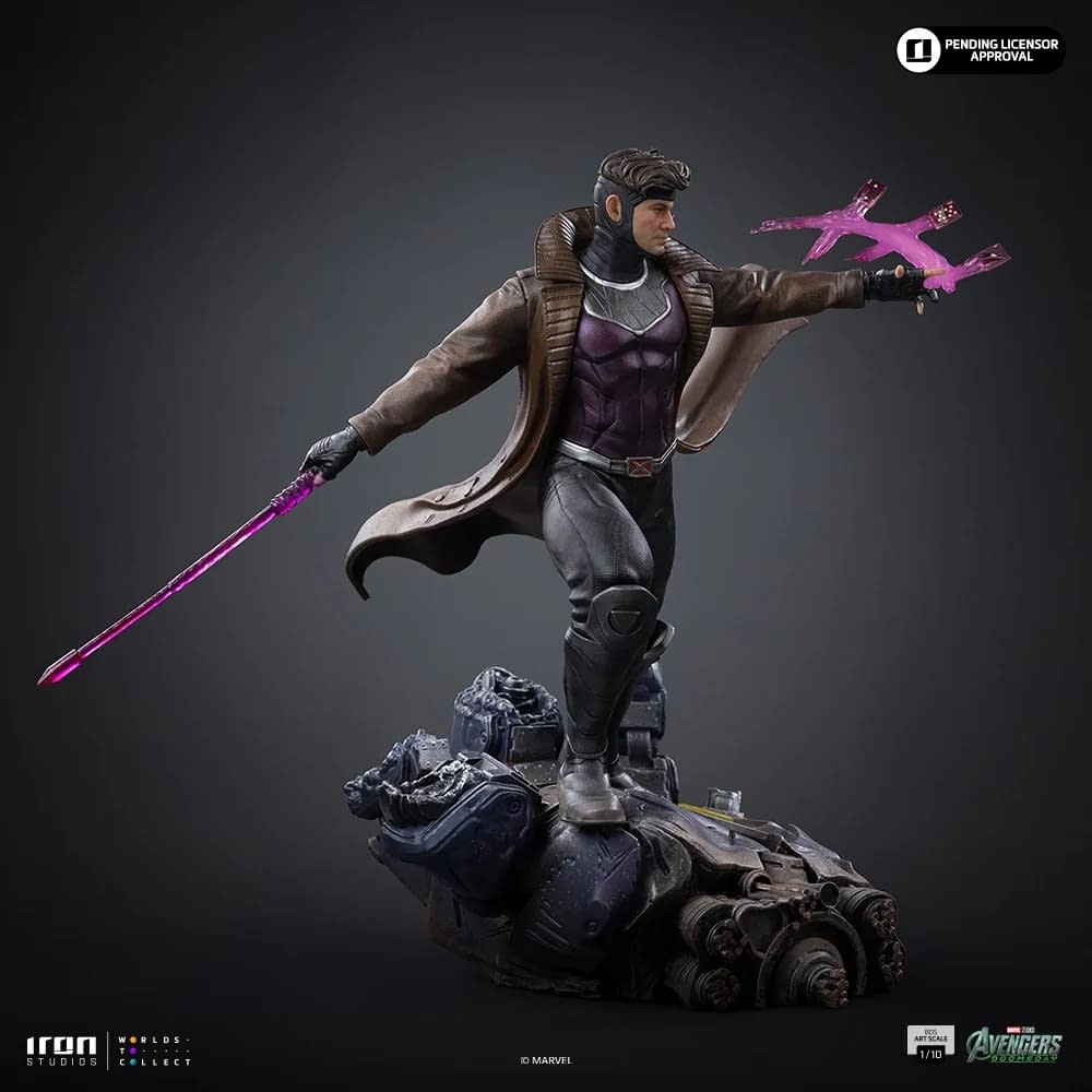 Gambit Joins Iron Studios Ongoing Avengers: Doomsday 1/10 Collection