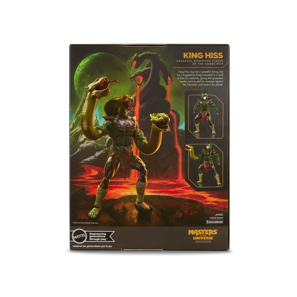 Masters of the Universe Chronicles King Hiss Coming Soon from Mattel