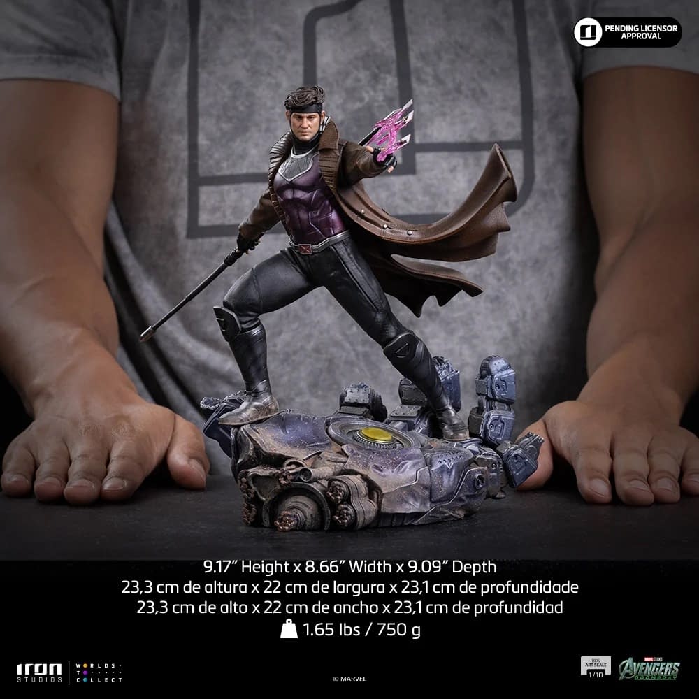 Gambit Joins Iron Studios Ongoing Avengers: Doomsday 1/10 Collection
