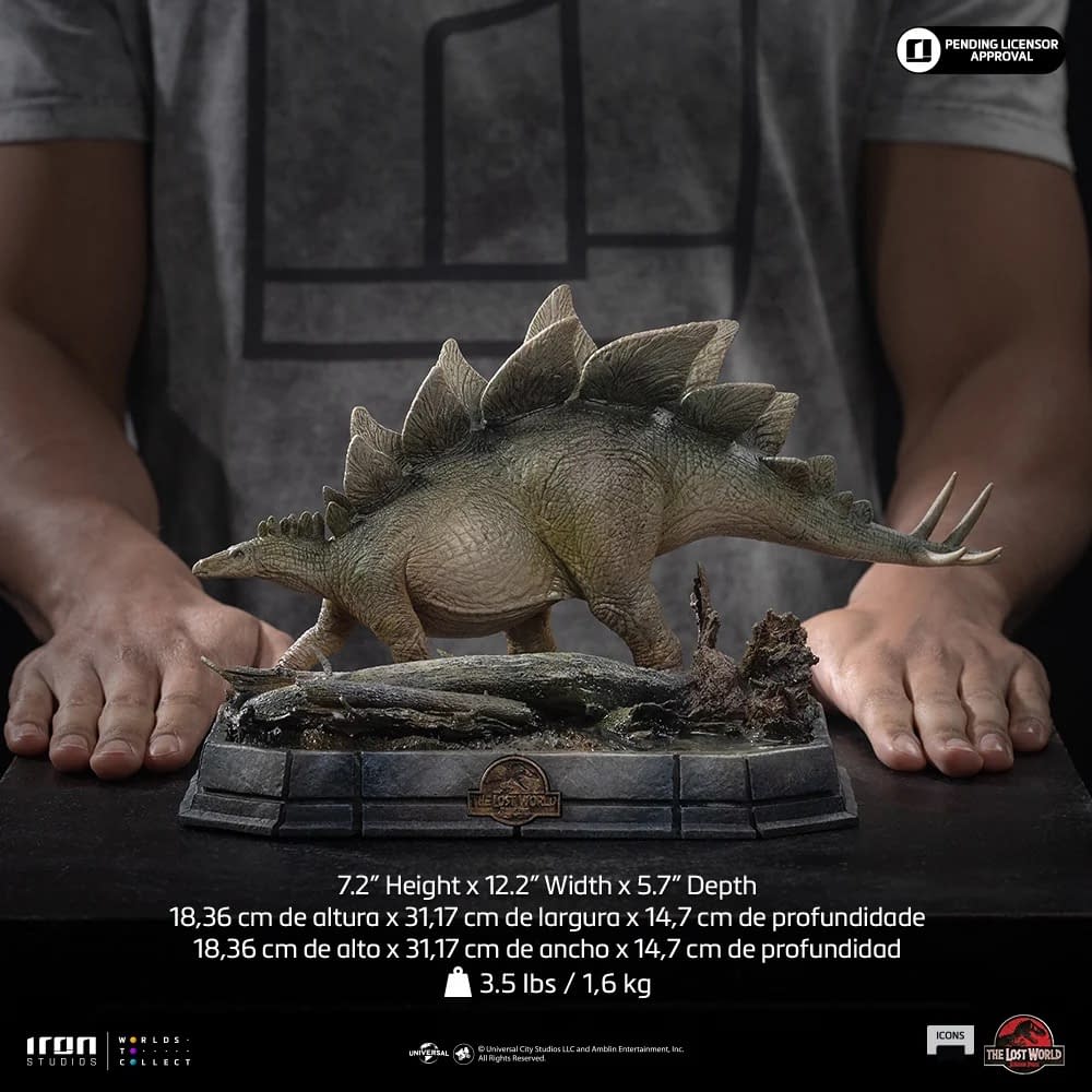 New The Lost World: Jurassic Park Stegosaurus Statue Coming Soon