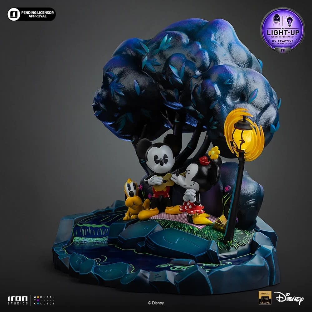 Mickey, Minnie, and Pluto's Day at the Park Disney Statue Coming Soon