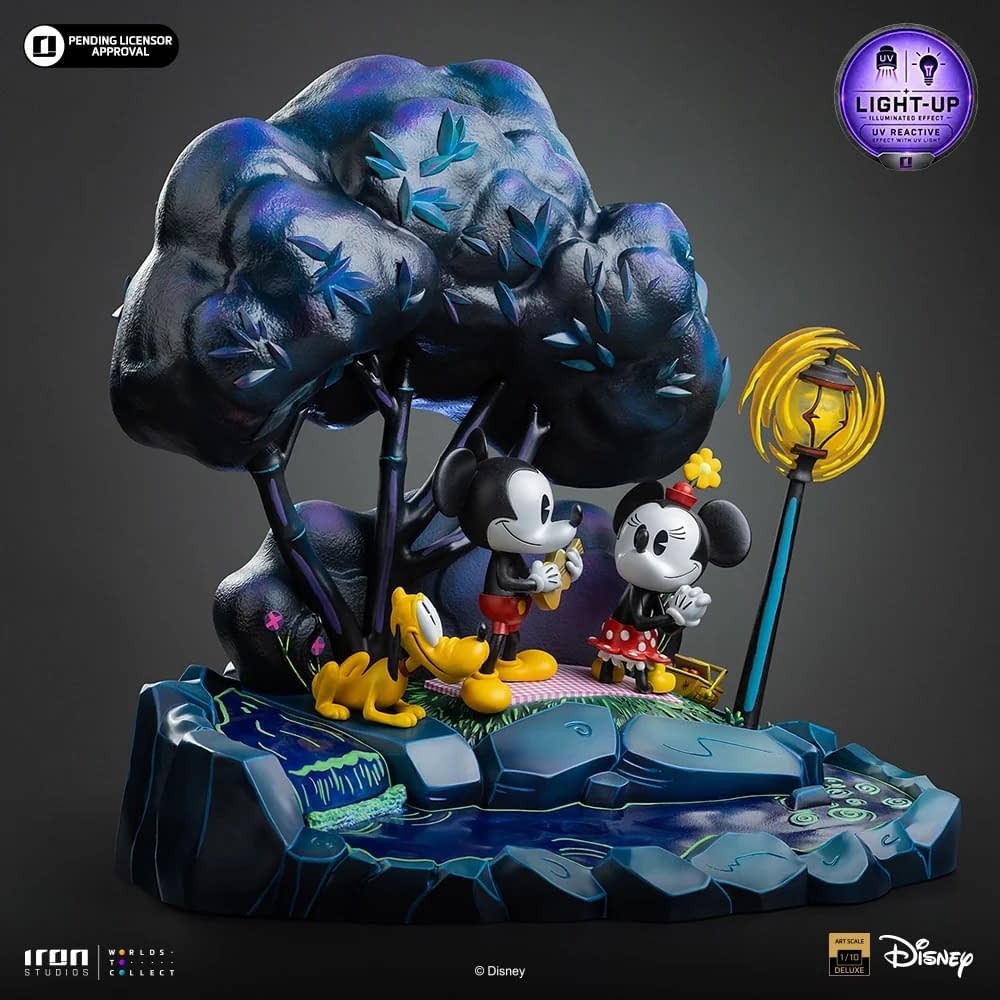 Mickey, Minnie, and Pluto's Day at the Park Disney Statue Coming Soon