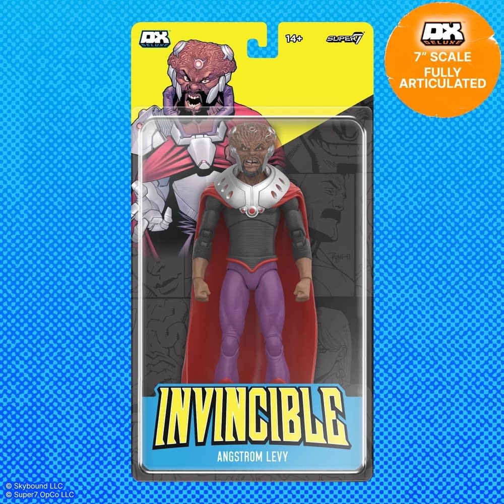 Invincible DELUXE Wave 01 Angstrom Levy Revealed by Super7