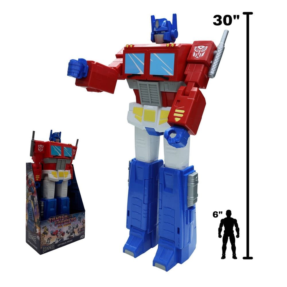 Honor the Legacy of Optimus Prime with Big-Figs New 30" Tall Figure