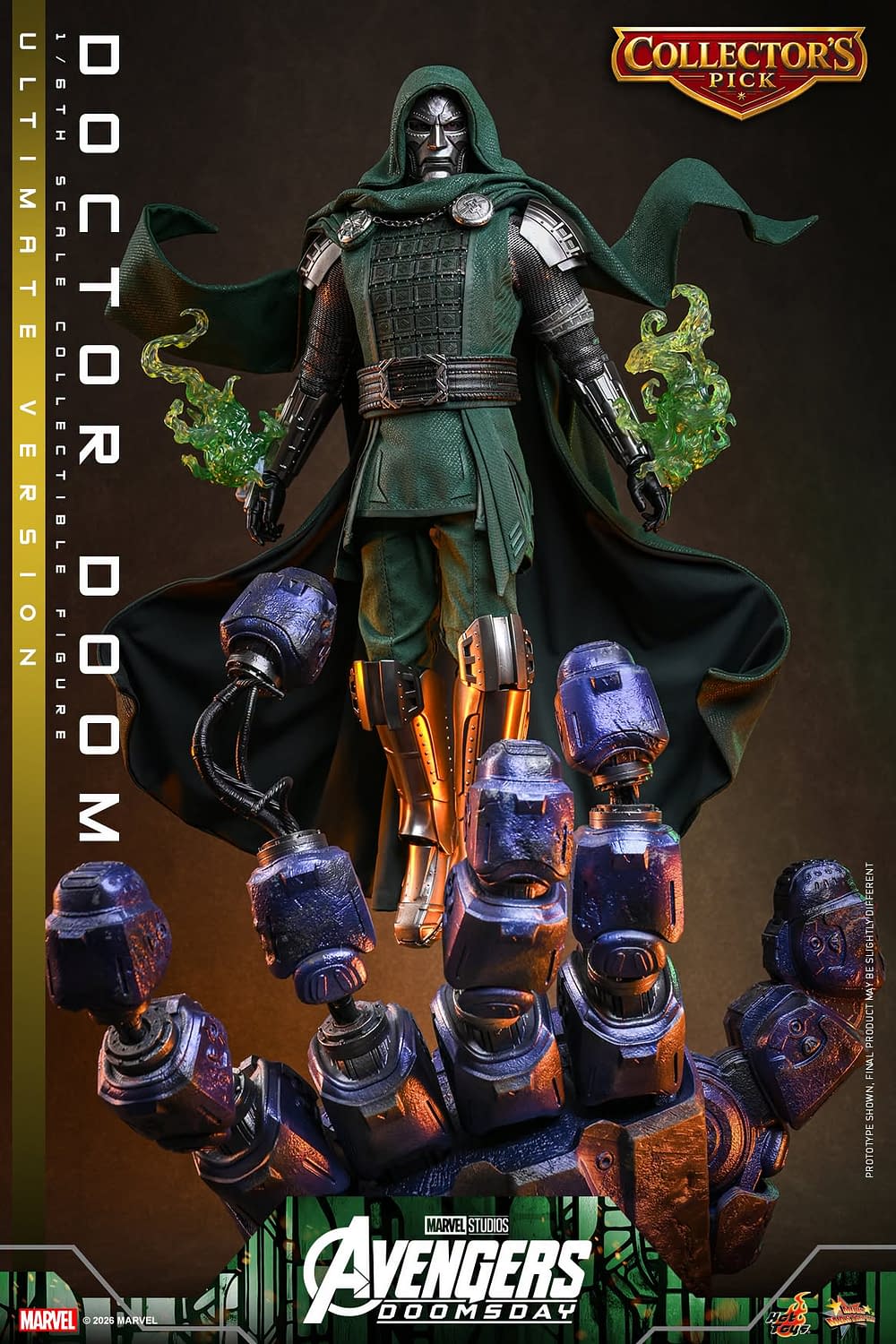 Avengers: Doomsday 1/6 Ultimate Doctor Doom Revealed by Hot Toys