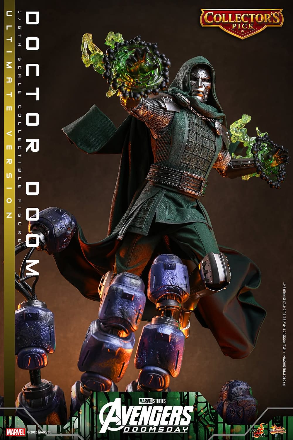 Avengers: Doomsday 1/6 Ultimate Doctor Doom Revealed by Hot Toys