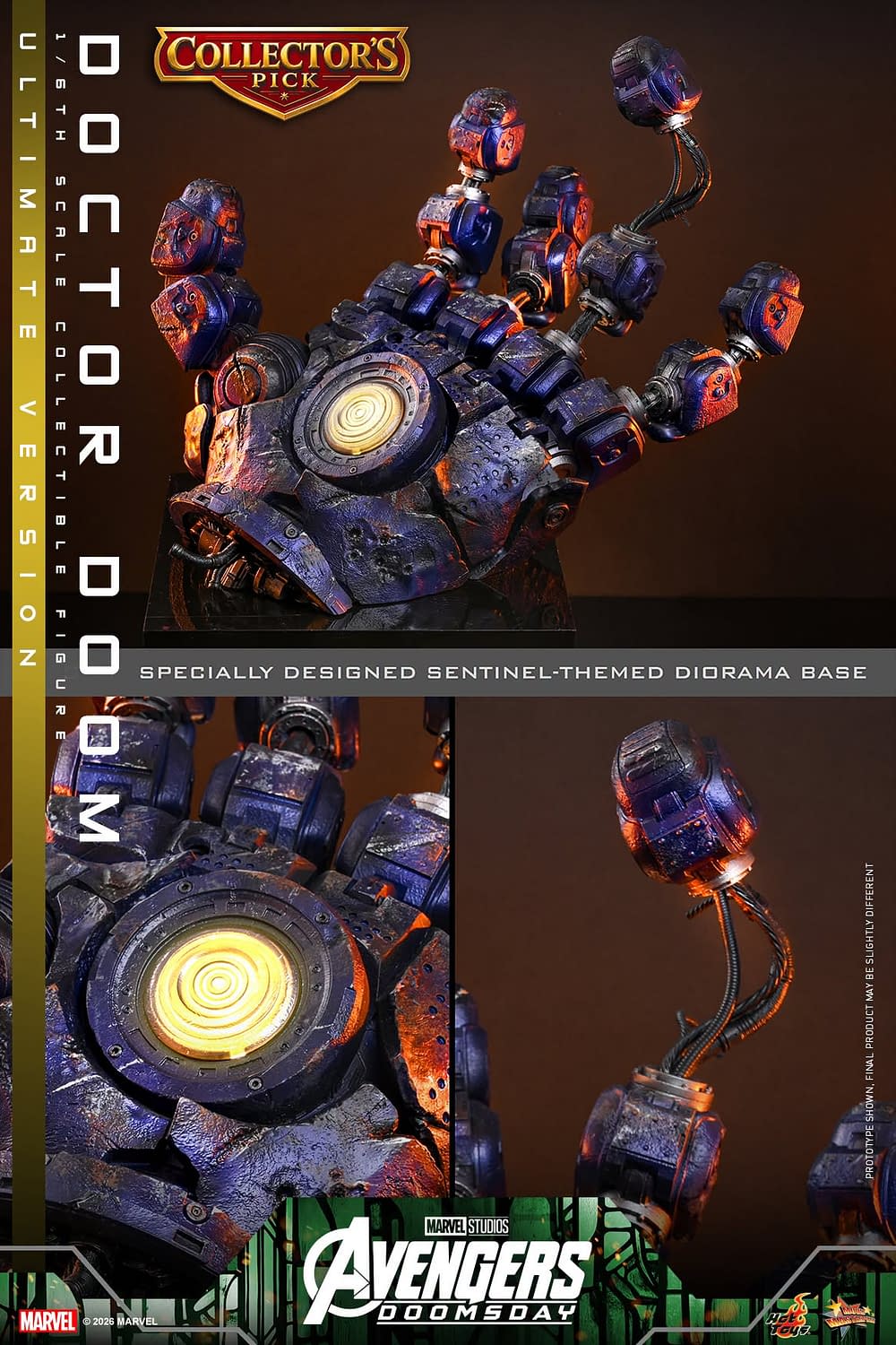 Avengers: Doomsday 1/6 Ultimate Doctor Doom Revealed by Hot Toys