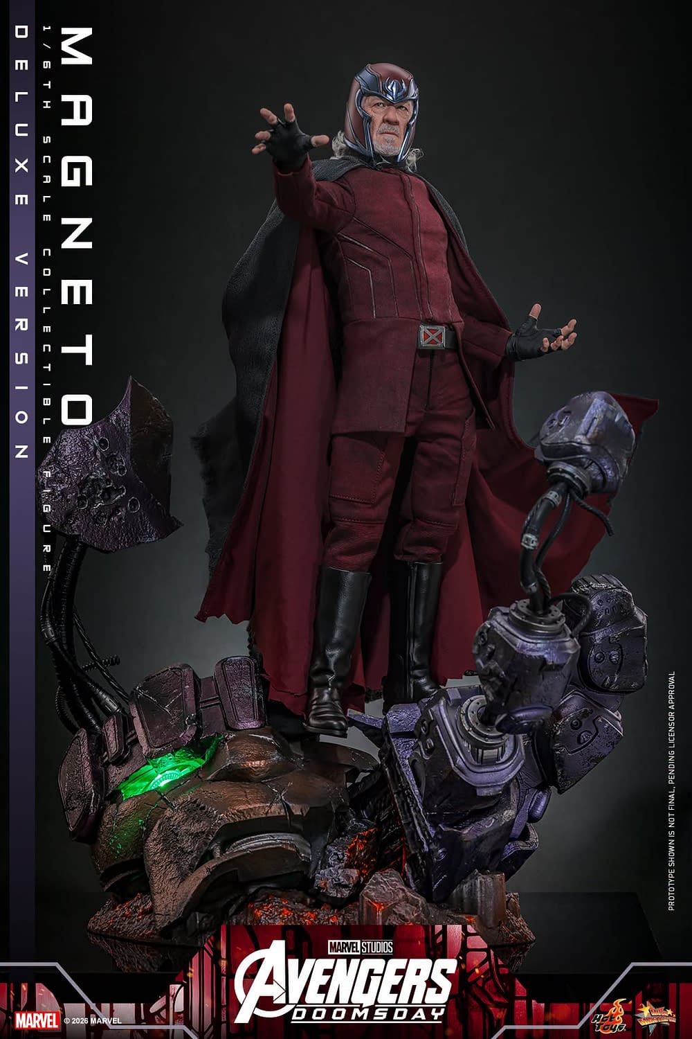 Hot Toys Unveils New 1/6 Avengers: Doomsday Deluxe Magneto Figure