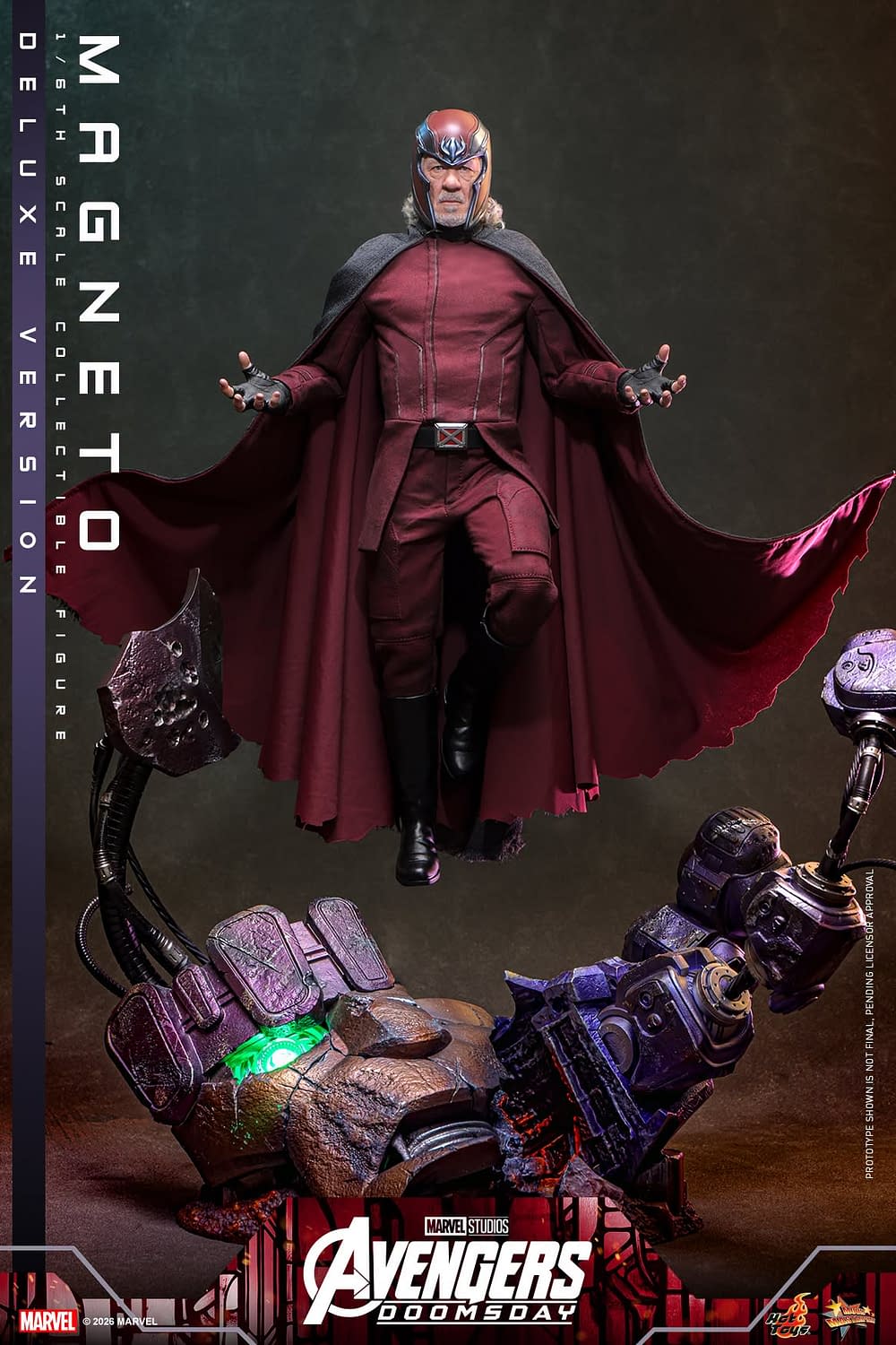 Hot Toys Unveils New 1/6 Avengers: Doomsday Deluxe Magneto Figure