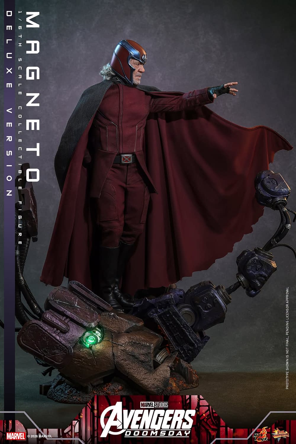 Hot Toys Unveils New 1/6 Avengers: Doomsday Deluxe Magneto Figure