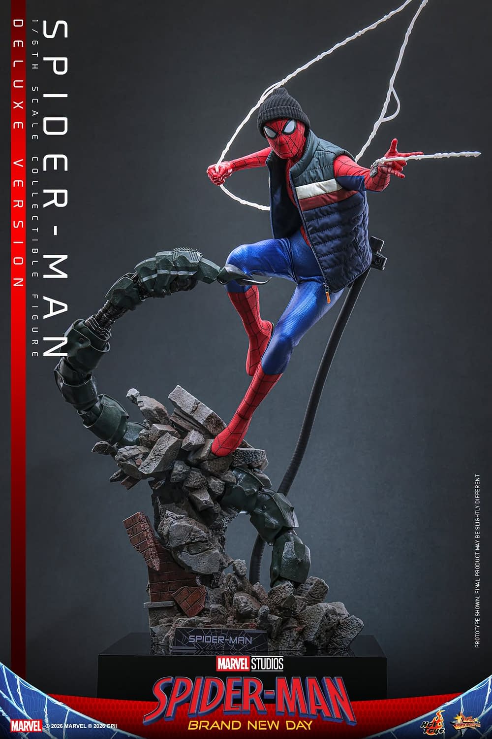 Embrace Winter with Hot Toys New Deluxe Spider-Man 1/6 Figure