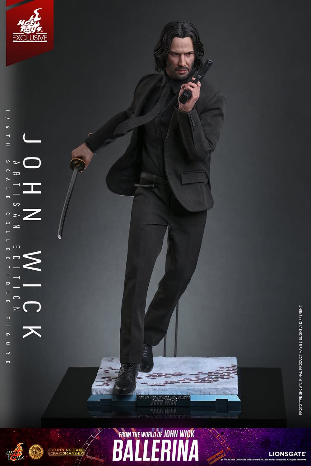 John Wick is Back with Hot Toys New Ballerina Artisan Edition Figure