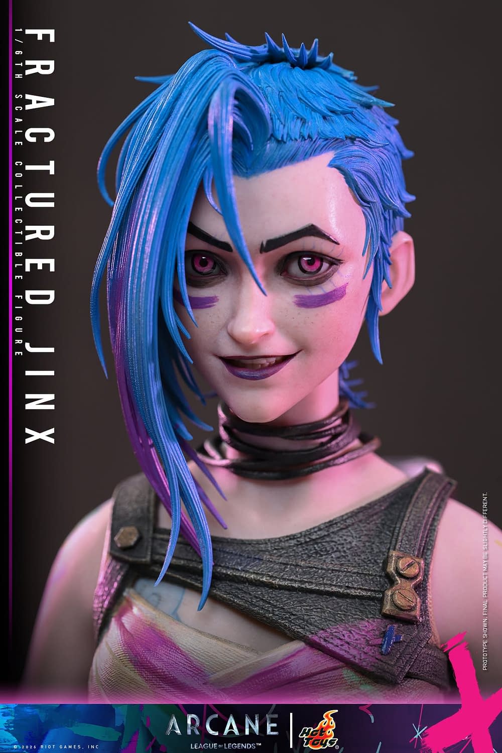 Fractured Jinx Joins the Fight with New Hot Toys Arcane 1/6 Figure