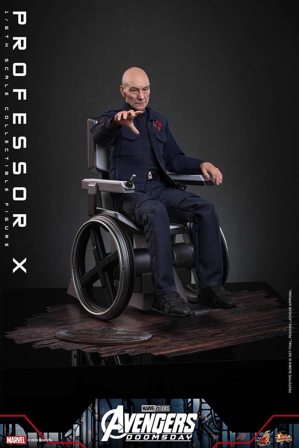 Hot Toys Reveals New Avengers: Doomsday Professor X 1/6 Scale Figure
