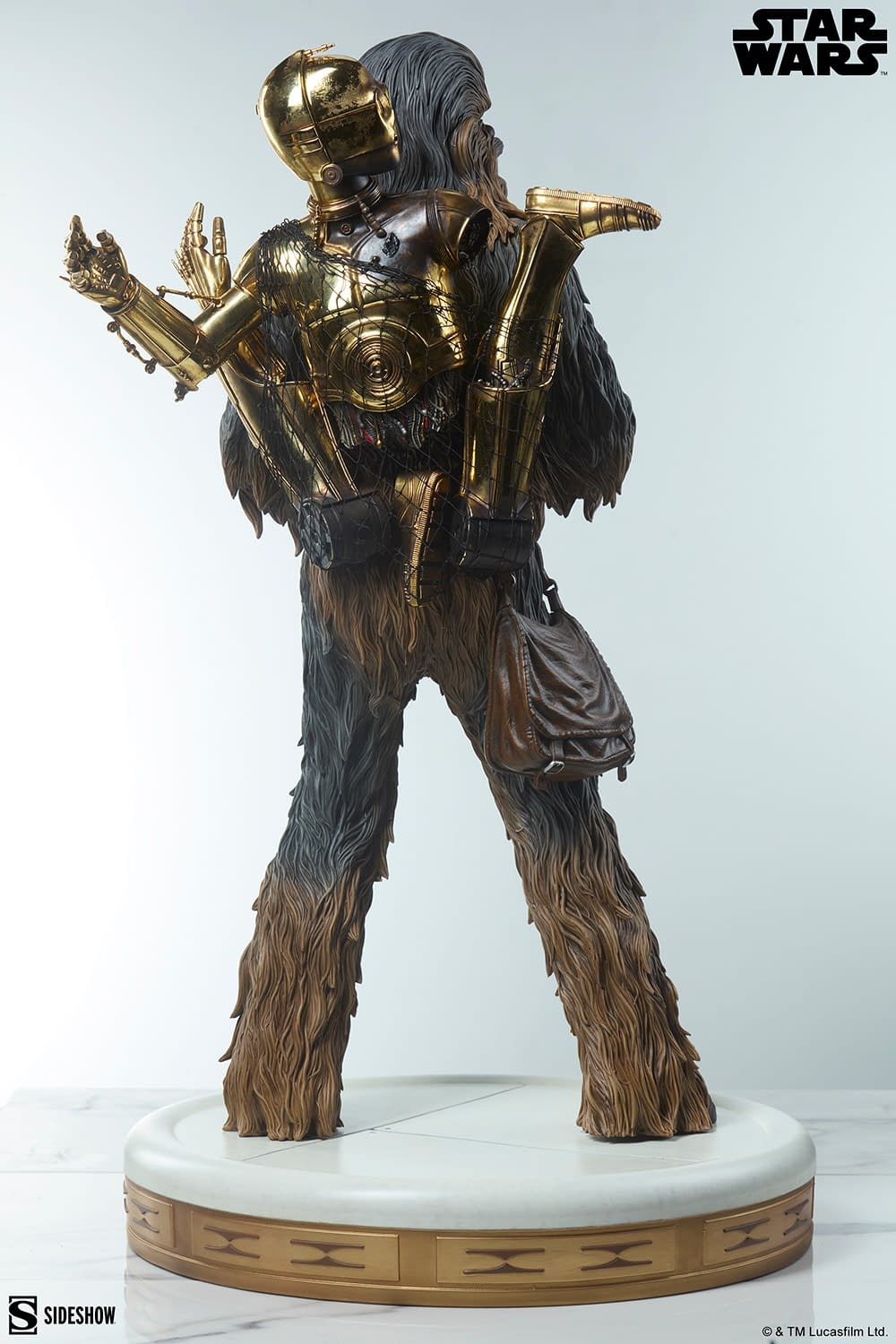 Sideshow Debuts Star Wars Premium Format Figure: Chewbacca and C-3PO