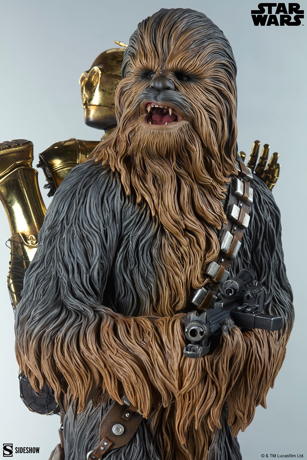 Sideshow Debuts Star Wars Premium Format Figure: Chewbacca and C-3PO