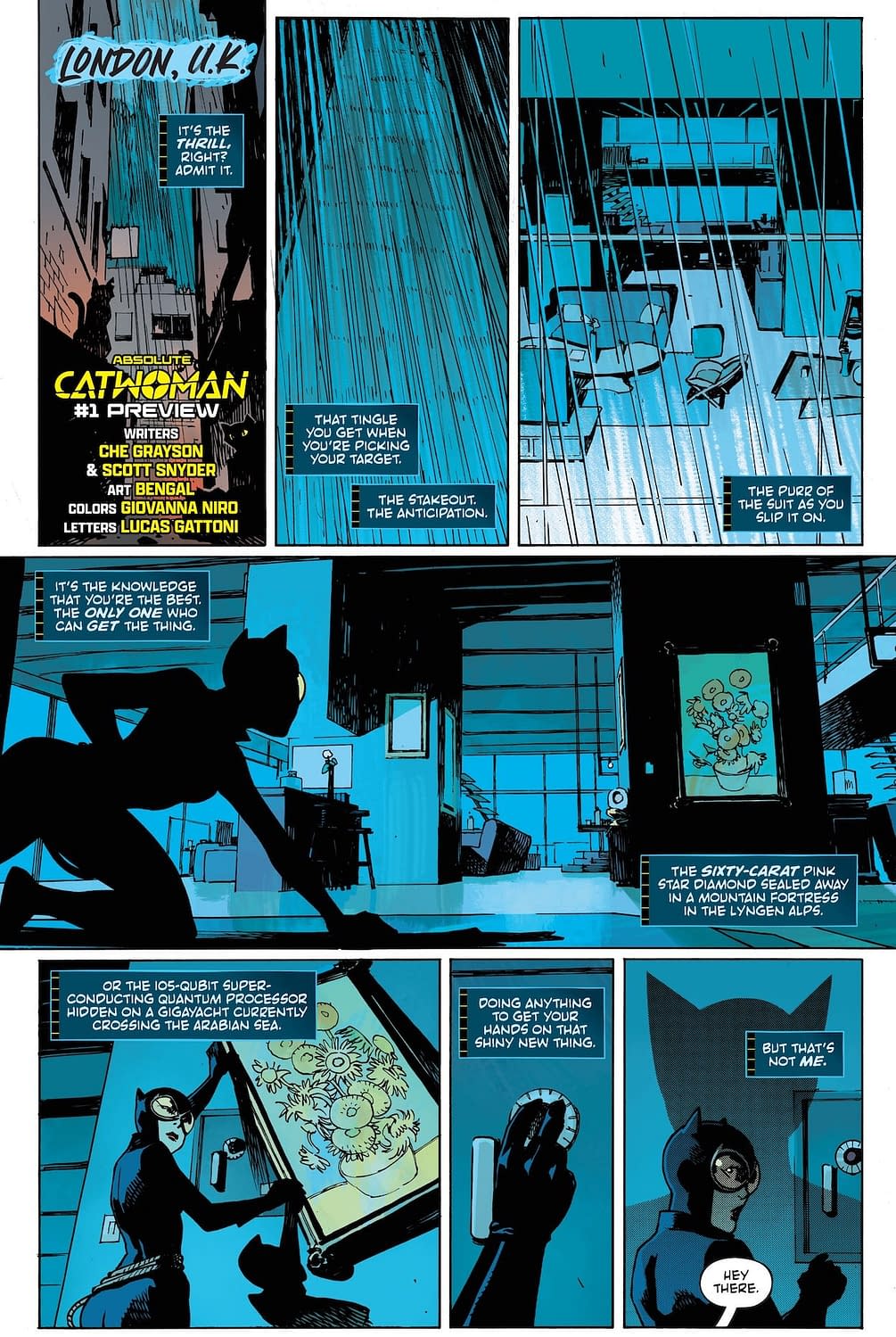 Interior preview page from Absolute Catwoman #1