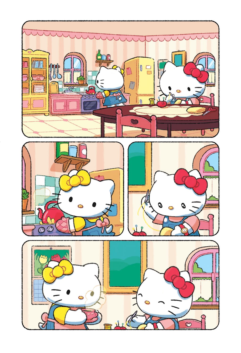 Comic Shops Must Look At Hello Kitty: Hello World #1 Variant Stickers
