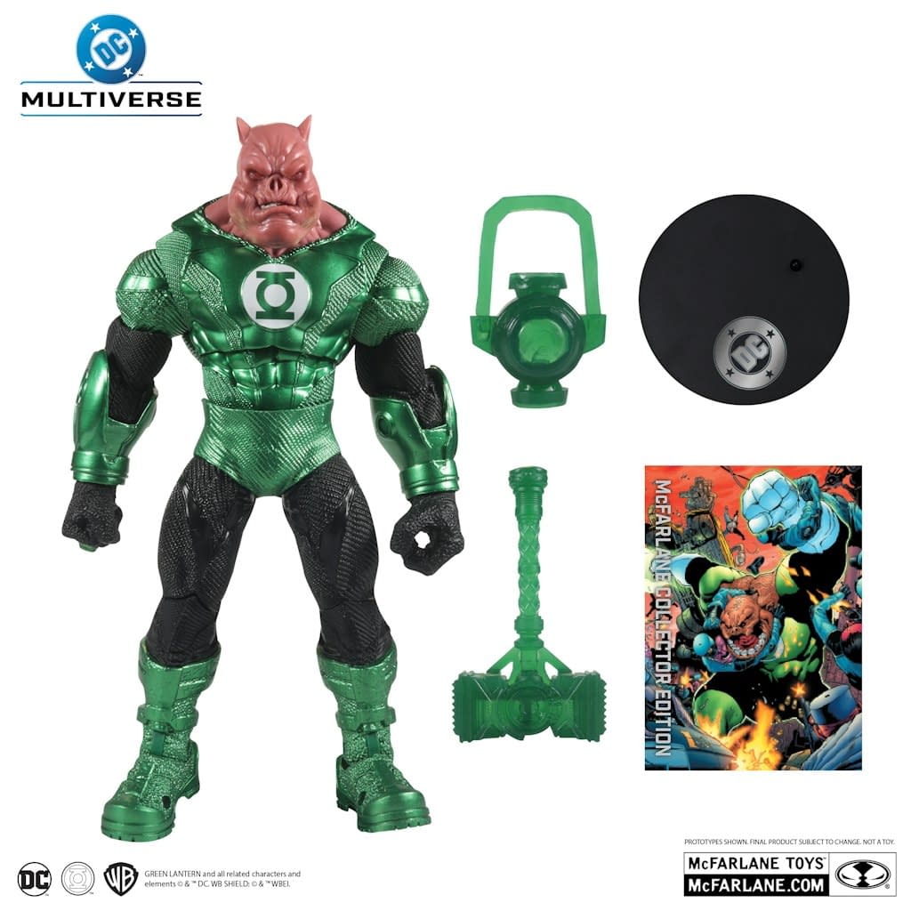 Exclusive DC Comics Green Lantern Kilowog Arrives from McFarlane Toys