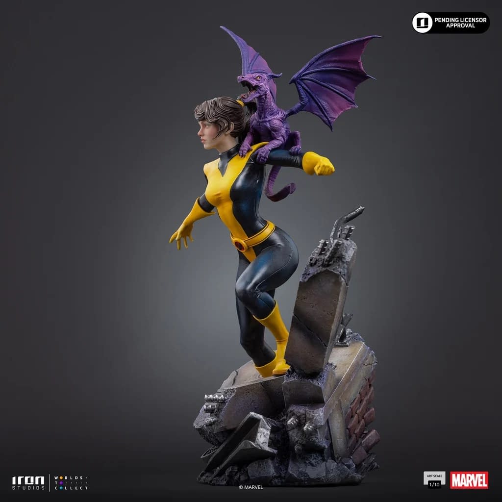 New Kitty Pride & Lockheed 1/10 X-Men Statue Revealed by Iron Studios